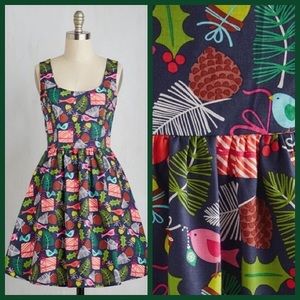 modcloth christmas dress